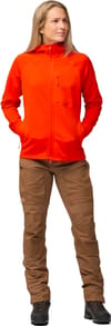 Fjällräven + Abisko Grid Fleece Hoodie W Dusty Rose - 3