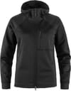 Abisko Grid Fleece Hoodie W Black + Fjällräven