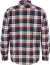 Fjällräven + Singi Heavy Flannel Shirt M Dark Navy Maroon