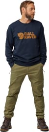 Fjällräven + Fjällräven Logo Sweater M Fossil - 3