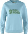 Fjällräven Logo Sweater W Breeze Blue Patina Green + Fjällräven