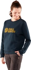 Fjällräven + Fjällräven Logo Sweater W Breeze Blue Patina Green - 5
