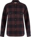 Övik Heavy Flannel Shirt W Black Oak Black + Fjällräven