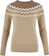 Övik Knit Sweater W Fossil Suede Brown + Fjällräven