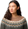 Fjällräven + Övik Knit Sweater W Fossil Suede Brown - 7