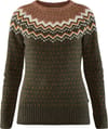 Övik Knit Sweater W Deep Forest + Fjällräven