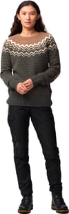 Fjällräven + Övik Knit Sweater W Deep Forest - 3