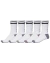 Carter Crew Sock 5 Pack White + Globe