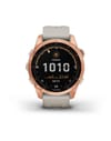 Garmin + Fenix 7S Sol Rose Gold /Light Sand Band