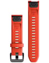Garmin + Bracelet QuickFit 20mm Silicone Rouge / Noir