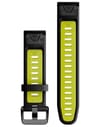 Garmin + Bracelet QuickFit 20mm Silicone Noir / Jaune