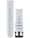 Bracelet QuickFit 22mm Silicone Blanc + Garmin