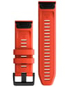 Garmin + Bracelet QuickFit 26mm Silicone Rouge feu / Graphite