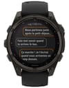 Garmin + Fenix 8 Solar 47mm Sapphire Solar Titane/Carbon Gray