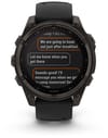 Garmin + Fenix 8 Solar 47mm Sapphire Solar Titane/Carbon Gray