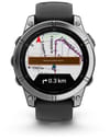 Garmin + Fenix E Amoled 47mm Acier Silver