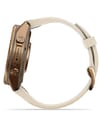Garmin + Fēnix® 9 Pro Amoled 43mm Sapphire Titane Gold Beige Crème/Gris Cendré