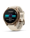 Garmin + Fēnix® 9 Pro Amoled 43mm Sapphire Titane Gold Beige Crème/Gris Cendré - 6