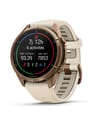 Garmin + Fēnix® 9 Pro Amoled 43mm Sapphire Titane Gold Beige Crème/Gris Cendré - 7