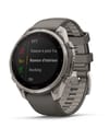 Garmin + Fēnix® 9 Pro Solar inReach® 47mm Sapphire Titanium Gris Galet/Gris Cendré