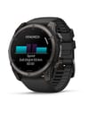 Garmin + Fēnix® 9 Amoled 51mm Sapphire Titane Carbon Gray DLC