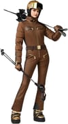 Goldbergh + Starstruck Ski Jumpsuit Dark Brown - 5