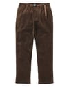 Corduroy NN-Pant Cropped Dark Brown + Gramicci