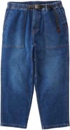 Stretch Denim Loose Tapered Pant One Wash + Gramicci