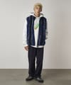 Gramicci + Ripple Sherpa Vest Navy Ripple - 5