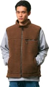 Gramicci + Reversible Sherpa Vest Dark Brown/Black - 4