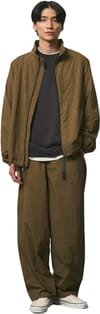 Gramicci + Mini Check Nylon Pant Brown Check - 3