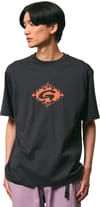 Gramicci + Flames Tee Vintage Black
