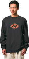 Gramicci + Flames LS Tee Vintage Black