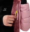 Haglöfs + ROC Flash Down Hood W Dusty Rose - 7