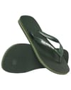 Havaianas + Brasil Logo Green Olive/Green Olive - 4