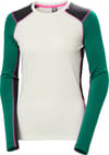 W Lifa Merino Midweight Crew Emerald + Helly-Hansen