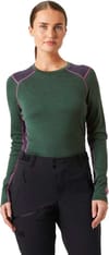 Helly-Hansen + W Lifa Merino Midweight Crew Jungle Green - 3