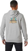 Helly-Hansen + Core Graphic Hoodie Grey Melange - 5