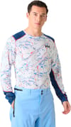 Helly-Hansen + Lifa Active Crew White Slope Map Aop - 3
