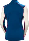 Helly-Hansen + W Lifa Merino Midw Gra 1/2 Zip Bright Blue New Nordic Aop