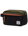 Herschel + Chapter Travel Kit Black Ivy Green Chutney