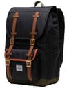 Herschel + Herschel Little America Mid Backpack Black Ivy Green Chutney - 3