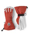 Army Leather Heli Ski 5 Finger Brick Red + Hestra