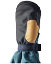 Hestra + Baby Zip Mitt New Sand/Peacock Blue