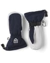 Mitt Army Leather Heli Ski W Navy/Offwhite + Hestra