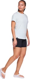 Hoka One One + W Hoka Essential Tee Aqua Breeze Htr - 3