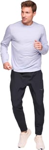 Hoka One One + M Hoka Essential Long Sleeve Tee Gull Htr - 3