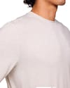 Hoka One One + M Hoka Essential Long Sleeve Tee Sesame Htr - 4