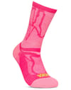 Hoka One One + Clifton Crew Run Sock Electric Rose