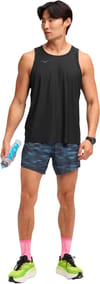 Hoka One One + M Glide 5'' Short W/ Brief Blue Blurr - 3